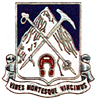 87th Infantry Regiment “Vires Montesque Vincimus” (“We Conquer Power and Mountains”) insignia